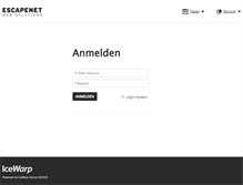 Tablet Screenshot of hermes.escapenet.ch